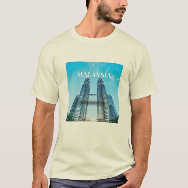 Besök Malaysia T Shirt (Framsida)
