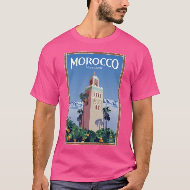 Besök Marrakesh T Shirt (Framsida)