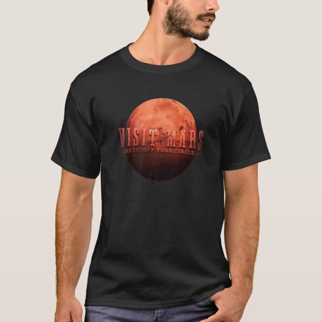 Besök Mars Premium T Shirt (Framsida)