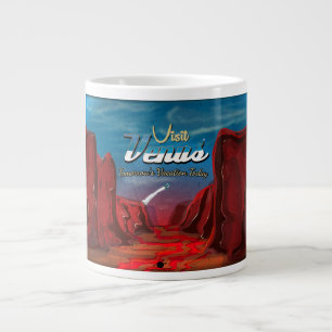 Besök Mars Vintage affisch Jumbo Mugg