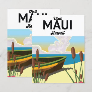 Besök Maui Hawaii-turismen poster