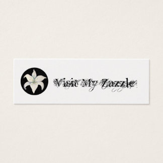 Besök My Zazzle Litet Visitkort