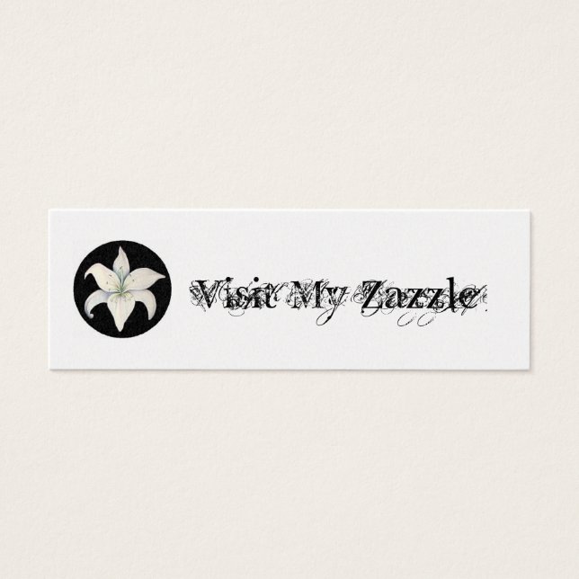 Besök My Zazzle Litet Visitkort (Framsidan)