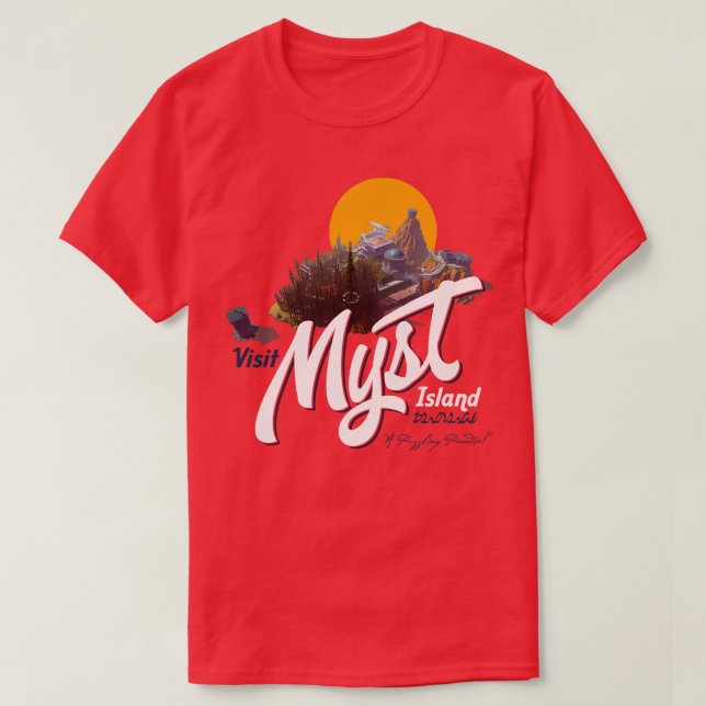 Besök Myst T Shirt (Design framsida)