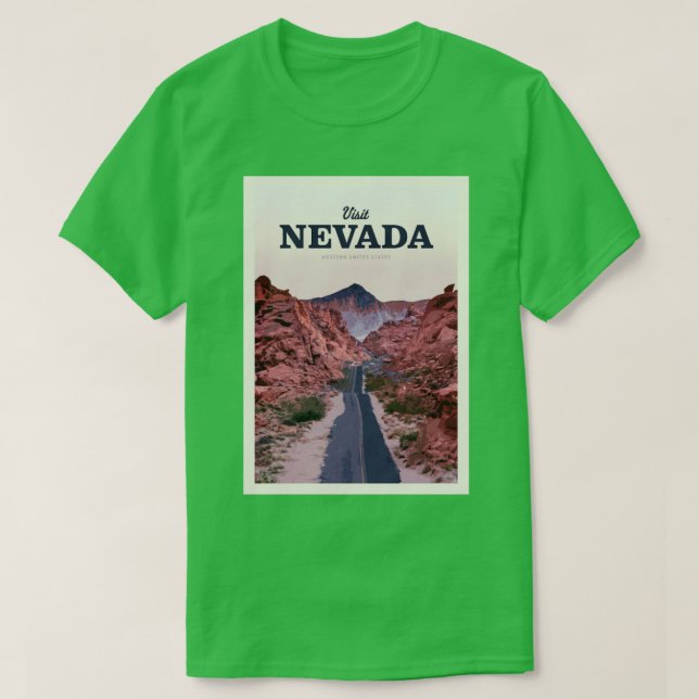 Besök Nevada T Shirt (Design framsida)