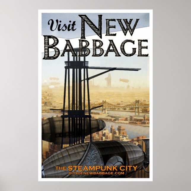 Besök New Babbage (nr 4) Poster (Framsidan)