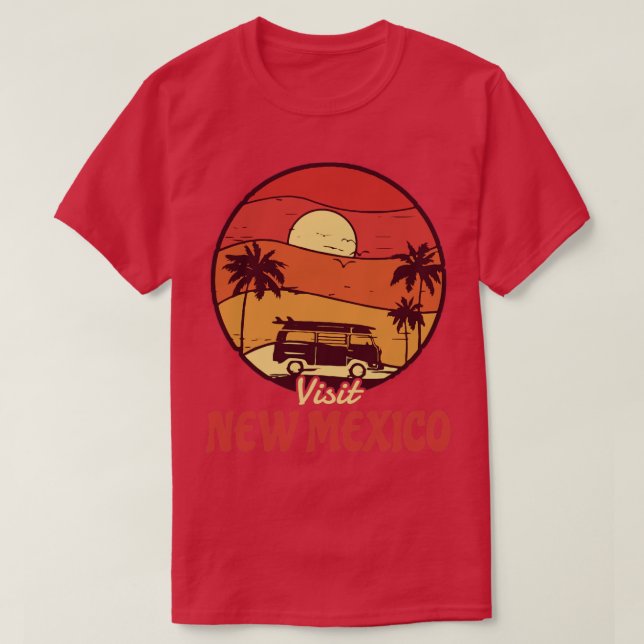 Besök New mexico T Shirt (Design framsida)