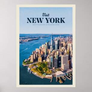 Besök New York Poster
