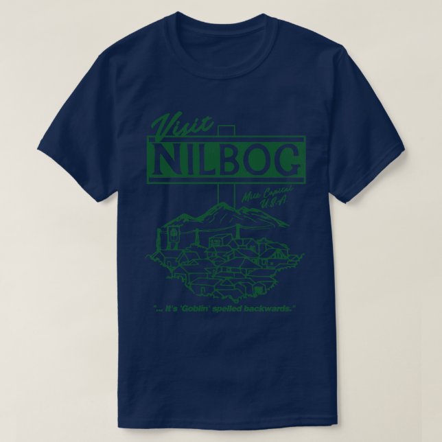 Besök Nilbog T Shirt (Design framsida)