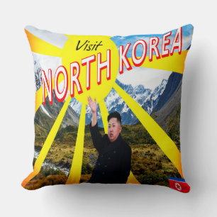 Besök Nordkorea Kudde