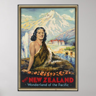 Besök Nya Zeeland Poster