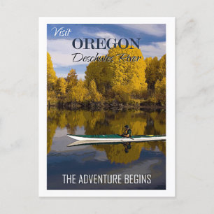 Besök Oregon, Deschutes River. Vykort