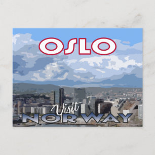 Besök... Oslo, Norge - vykort