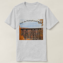 Besök PA-Vilder Picturesque Souvenir Kinzua Bridge T Shirt