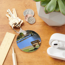 Besök PA Vilds Picturesque Souvenir Twin Sjöar ANF Nyckelring