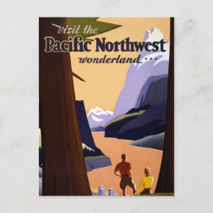 Besök Pacific Northwest Wonderland Vykort