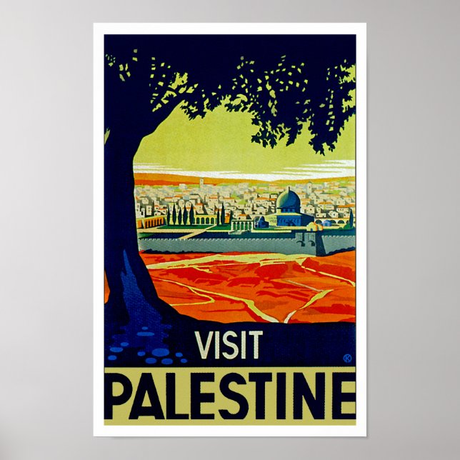 Besök Palestina Poster (Framsidan)