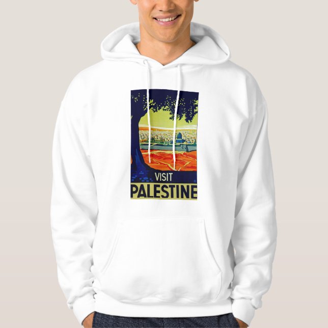 Besök Palestina Sweatshirt (Framsida)