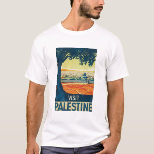 Besök Palestina Vintage resor Poster Tröja