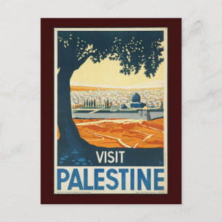 Besök Palestina Vykort
