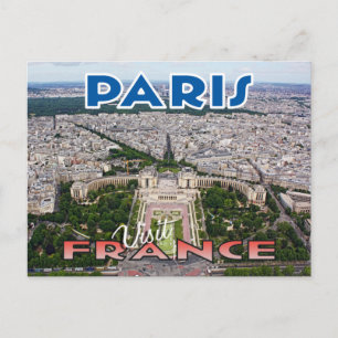 Besök... Paris, Frankrike - vykort