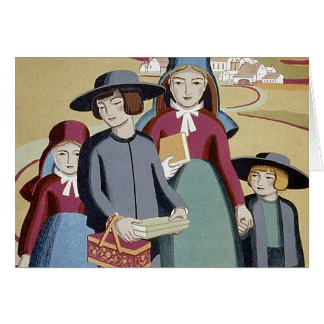 Besök Pennsylvania- 1894 Hälsningskort (Framsidan Horizontal)