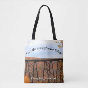 Besök Pennsylvania Vilds Kinzua Bridge Tygkasse