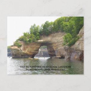 Besök Pictured Sten National Lakeshore! Vykort
