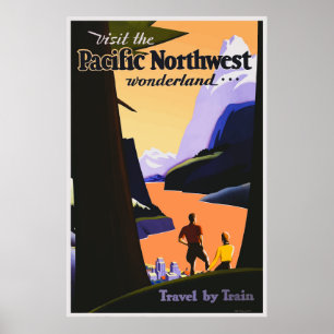 Besök Poster i nordvästra Stilla havet