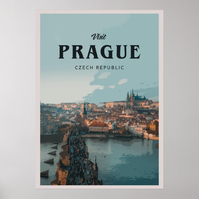 Besök Prag Poster (Framsidan)