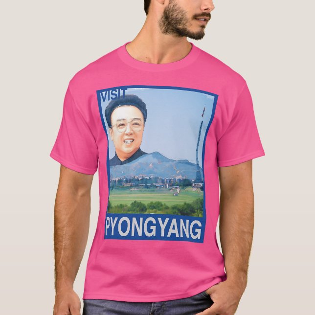 Besök Pyongyang T Shirt (Framsida)