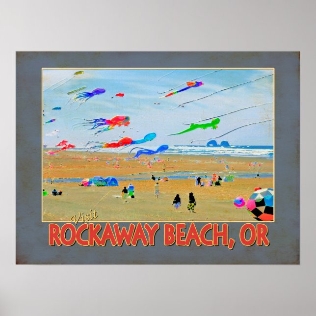 Besök Rockaway Beach, ELLER Poster (Framsidan)