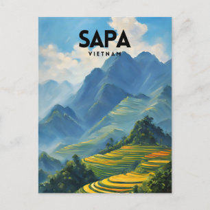 Besök Sapa Vietnam Vykort