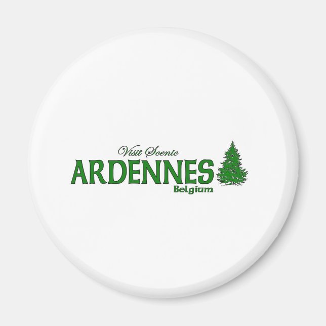 Besök Scenia Ardennes Magnet (Framsidan)