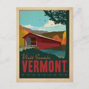 Besök Scenia Vermont Vykort