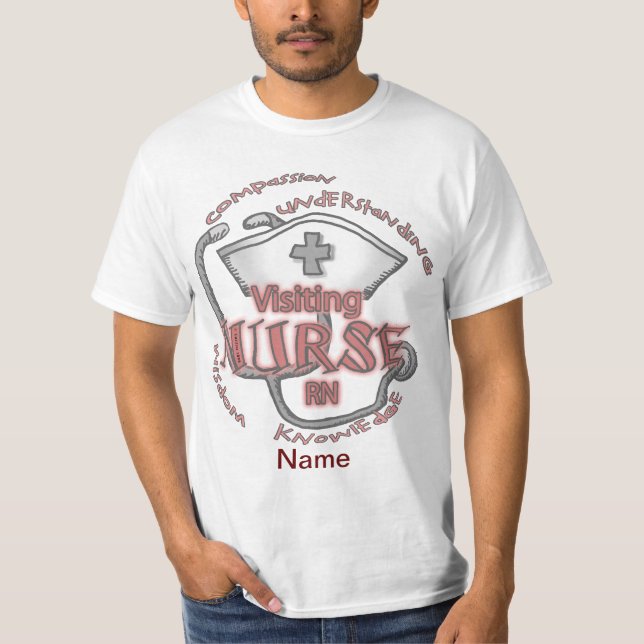 Besök sjuksköterska Axiom Tee Shirt (Framsida)