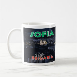 Besök Sofia, Bulgarien I Kärlek-kaffe Mugg