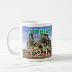 Besök Sofia, Bulgarien i Kärlek Kaffemugg