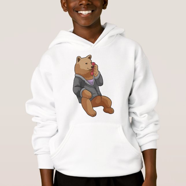 Besök som sekreterare med Mobil T Shirt (Framsida)