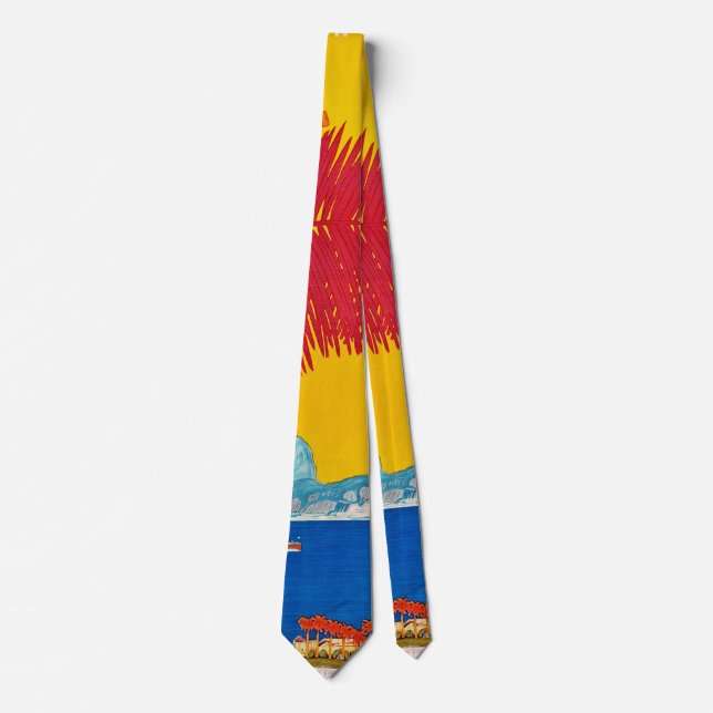 Besök Sudamerikas vintagekoncept Slips (Framsida)