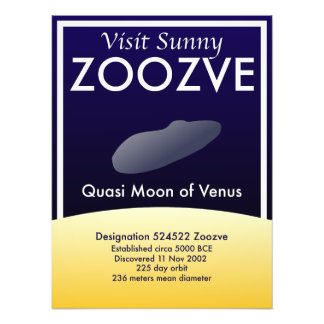 Besök Sunny Zoozve Solar System Travel Poster