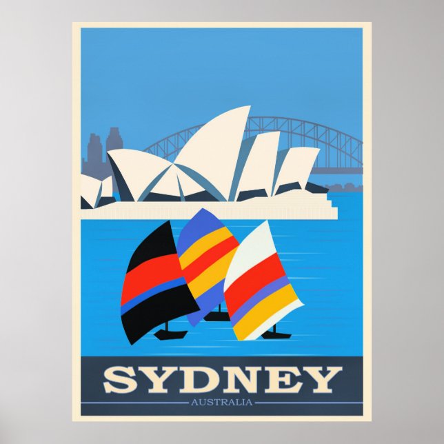 Besök Sydney, Australien Poster (Framsidan)