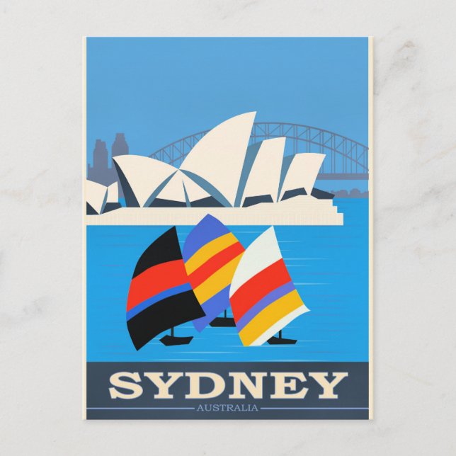 Besök Sydney, Australien Vykort (Framsida)