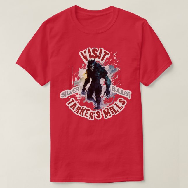 Besök Tarkers Mills Silver Bullet Werevarg T Shirt (Design framsida)