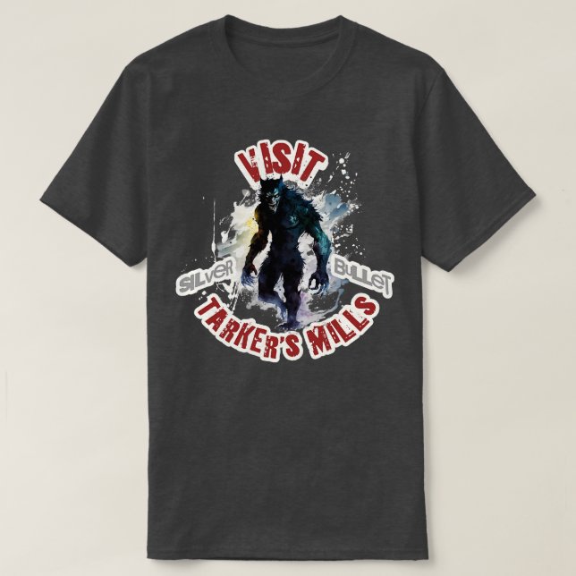 Besök Tarkers Mills Silver Bullet Werevarg T Shirt (Design framsida)