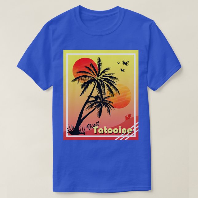 Besök Tatooine T Shirt (Design framsida)