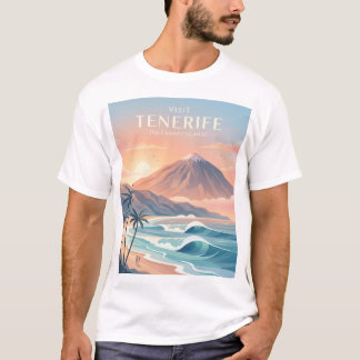 Besök Teneriffa Kanarieöarna T Shirt