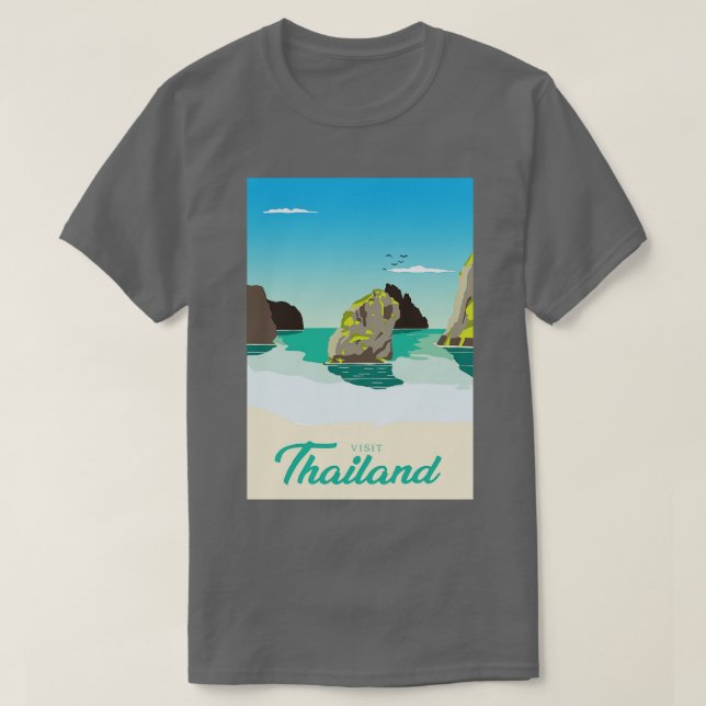 Besök Thai Beach T Shirt (Design framsida)