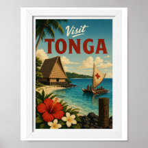 Besök Tonga Travel Vintage