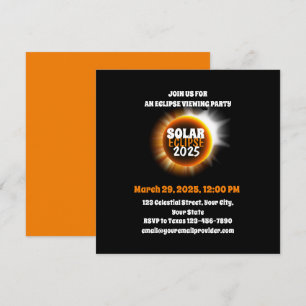 Besök Total Solar Eclipse 3/29/2025 USA Inbjudningar